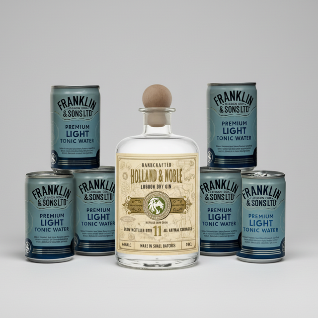 Holland & Noble London Dry Gin including 6 x 150ml Tonic