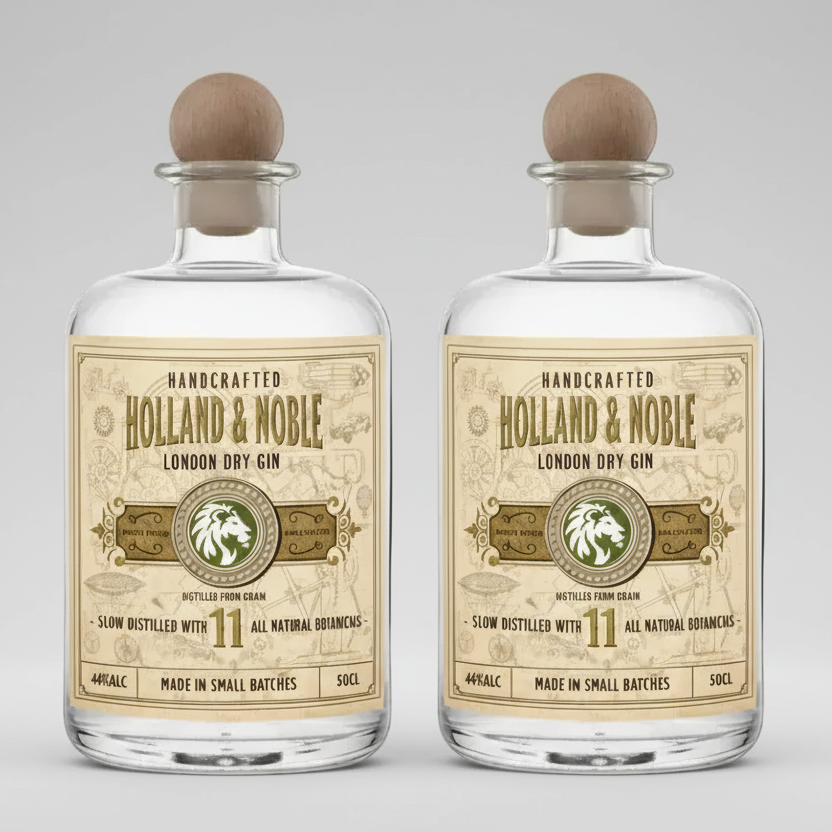 2x Holland & Noble London Dry Gin | FREE DELIVERY